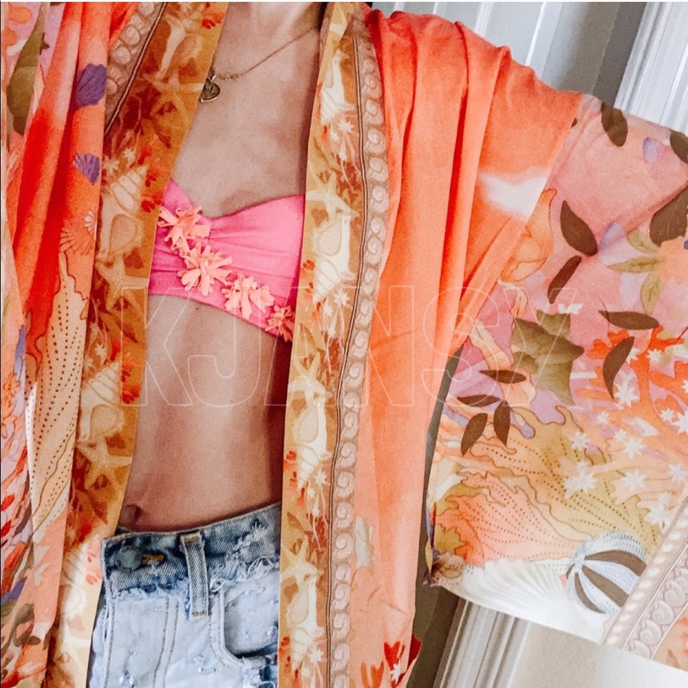 Bohemian Mermaid Kimono Duster - Picture 14 of 16